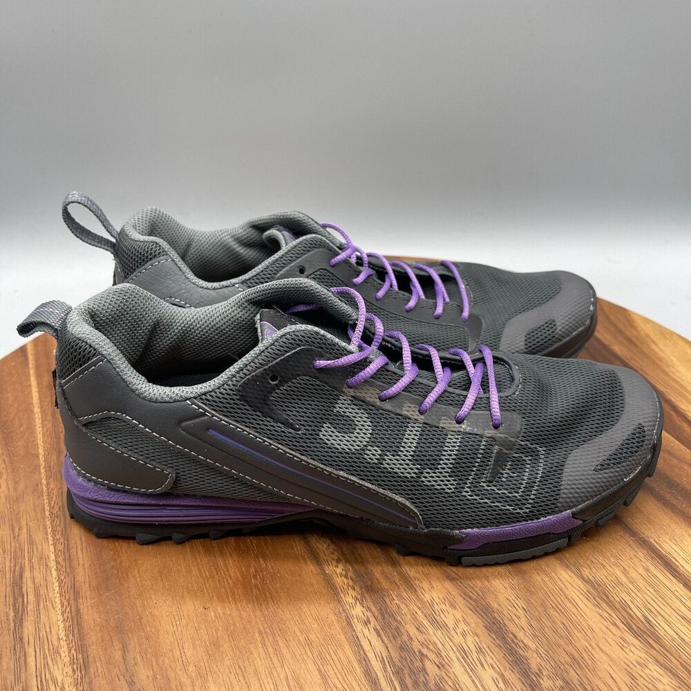 5.11 Recon Trainer Shoes Womens 8 Black Rope Ready Running Comfort Walking Gym